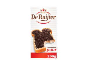 Chocoladehagel puur De Ruijter 200 gram